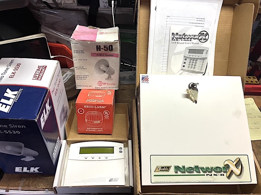 Professional Home/Business Alarm System - Caddix 8 Zone Hardwired