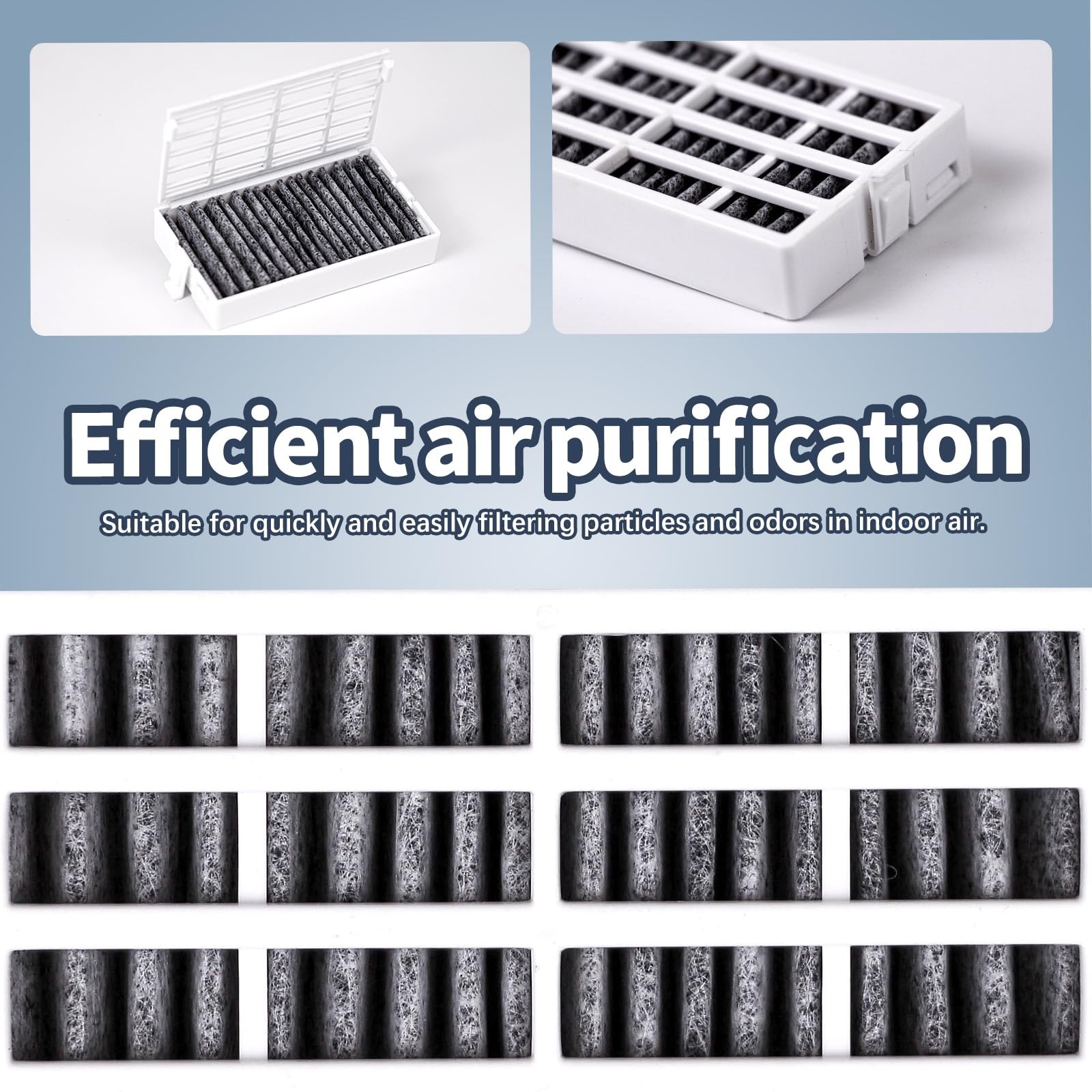 W10311524 Refrigerator Air Filter Replacement – FreshFlow Compatible, 6 Pa