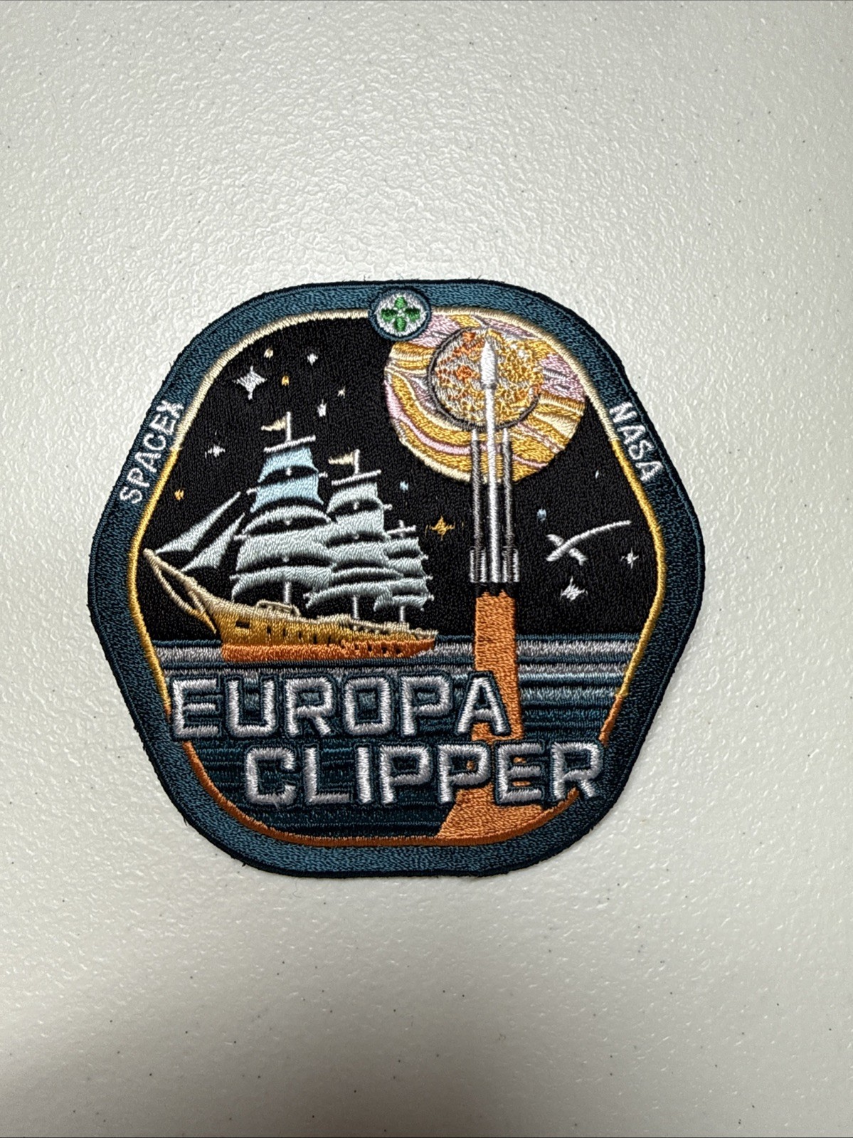 Authentic EUROPA CLIPPER-SPACEX FALCON-9 Launch-SATELLITE Mission Employee PATCH