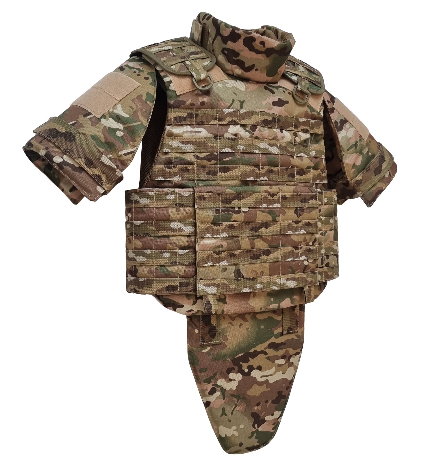 Tactical Modular Plate Carrier Vest Shark Size L MultiCam CP Cordura MOLLE Empty