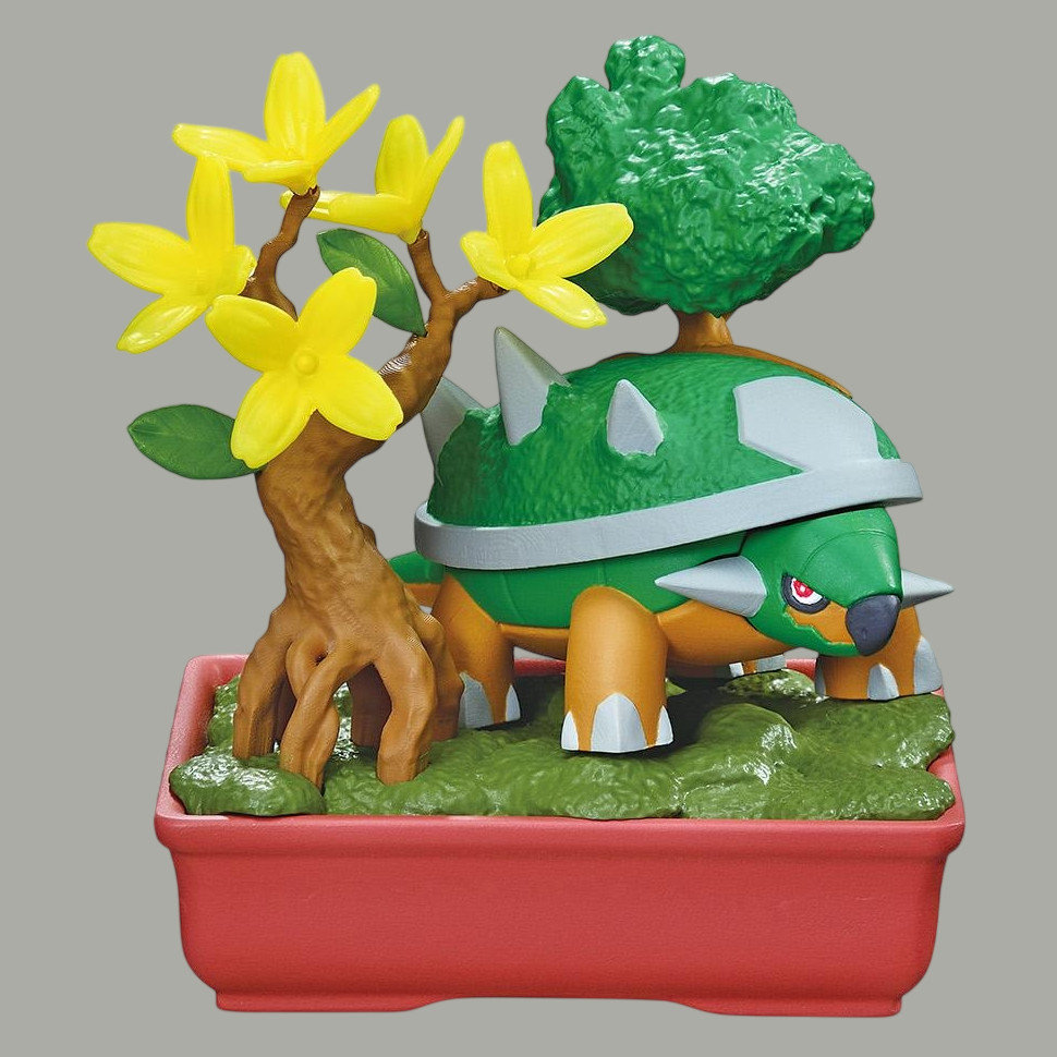 Re-Ment Pokemon #4 Torterra Pocket Bonsai 3 Changing Seasons Mini Figure