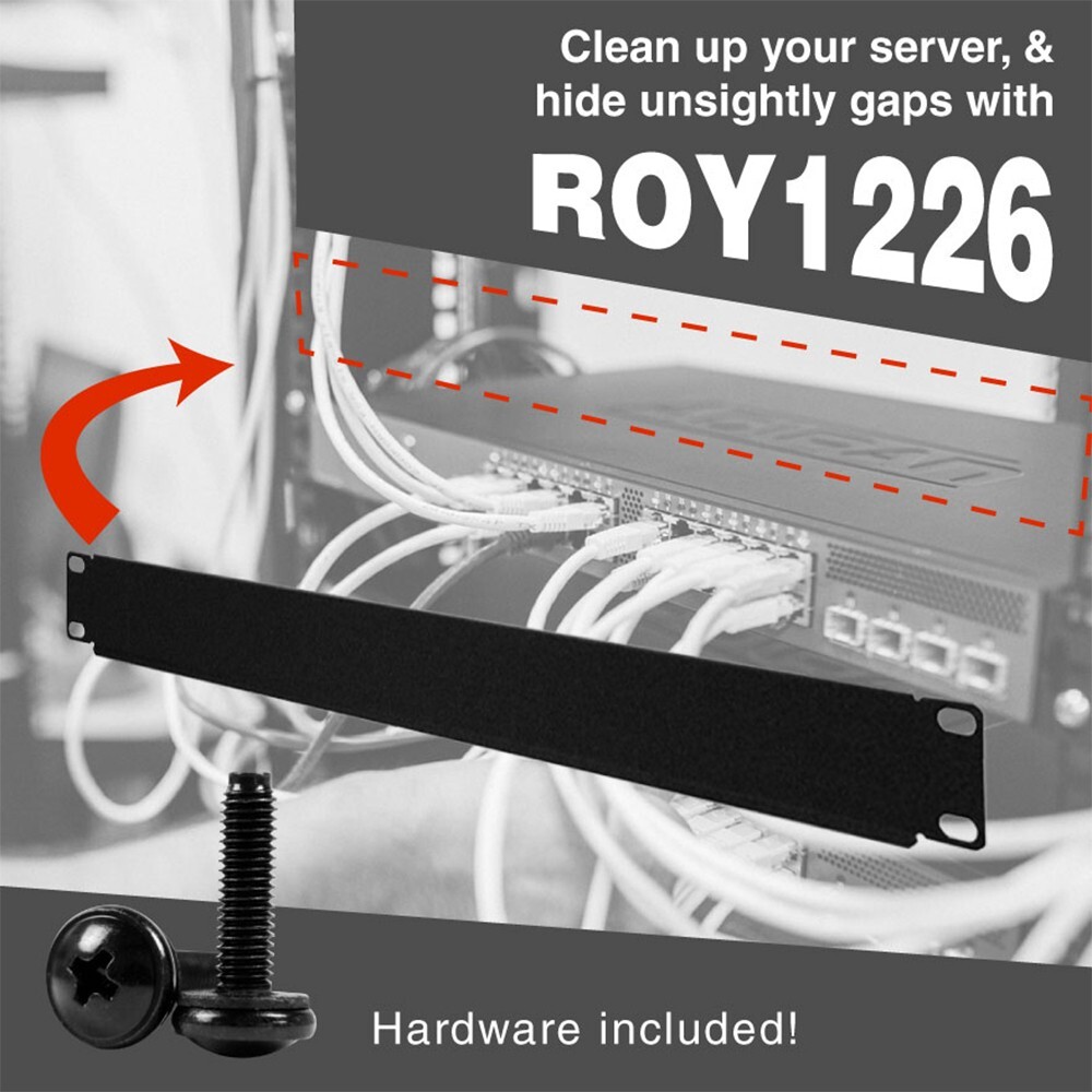 Royal Racks™ 1U Blank Plate