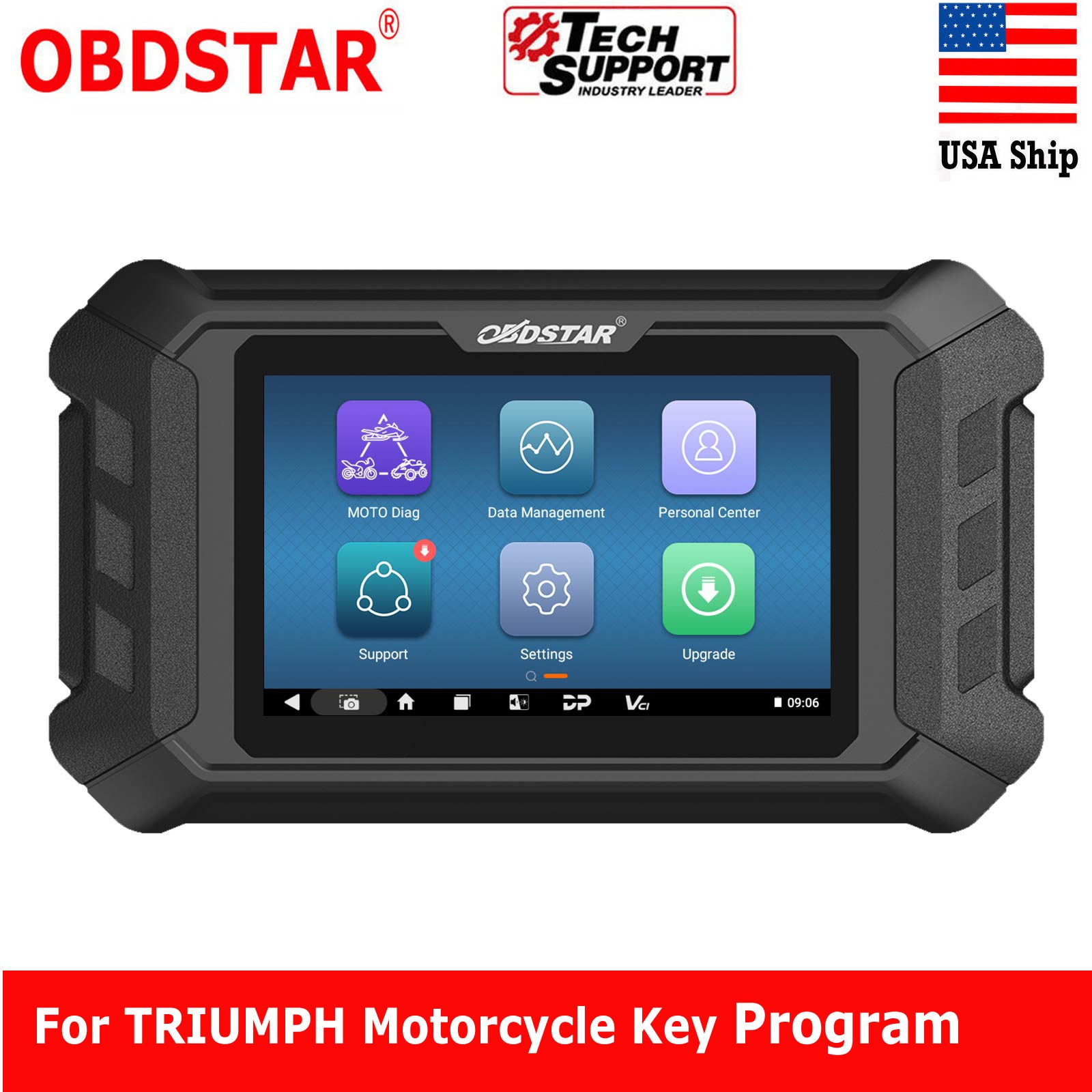 OBDSTAR ISCAN Fit for TRIUMPH Motorcycle Diagnostic Scanner Tool Prog-rammer USA