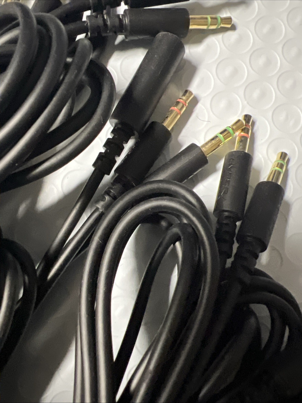 10X ORIGINAL AUDIO CABLE WIRED MODE INTERCONNECT FOR HYPERX CLOUD FLIGHT HEADSET