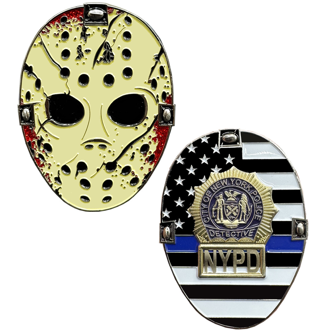 DL5-15 New York City Detective Jason Challenge Coin NYPD