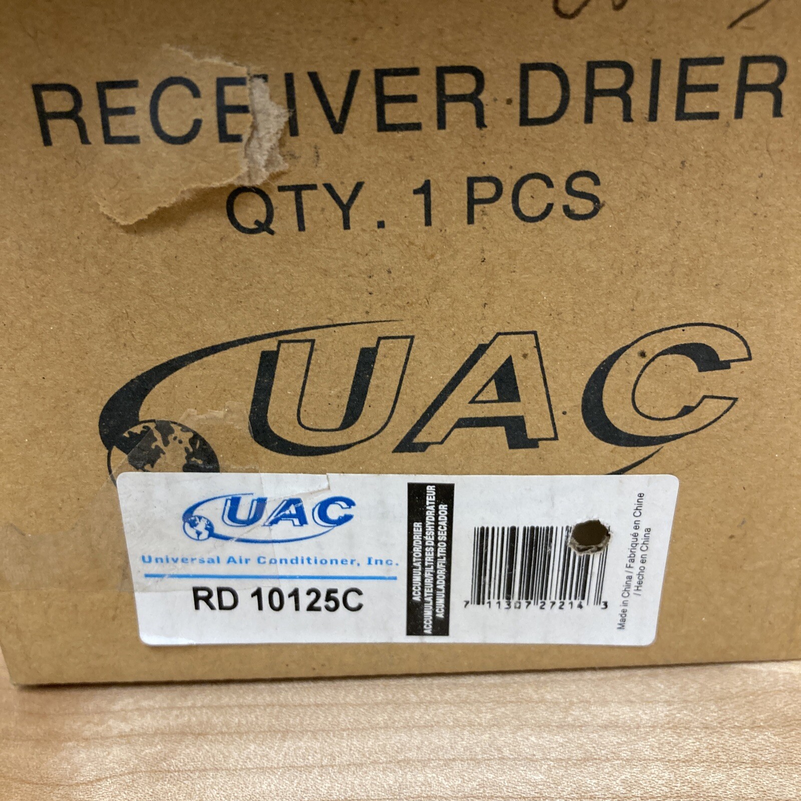 New UAC RD 10125C A/C Accumulator For 04-07 Ford Mercury Freestar Monterey