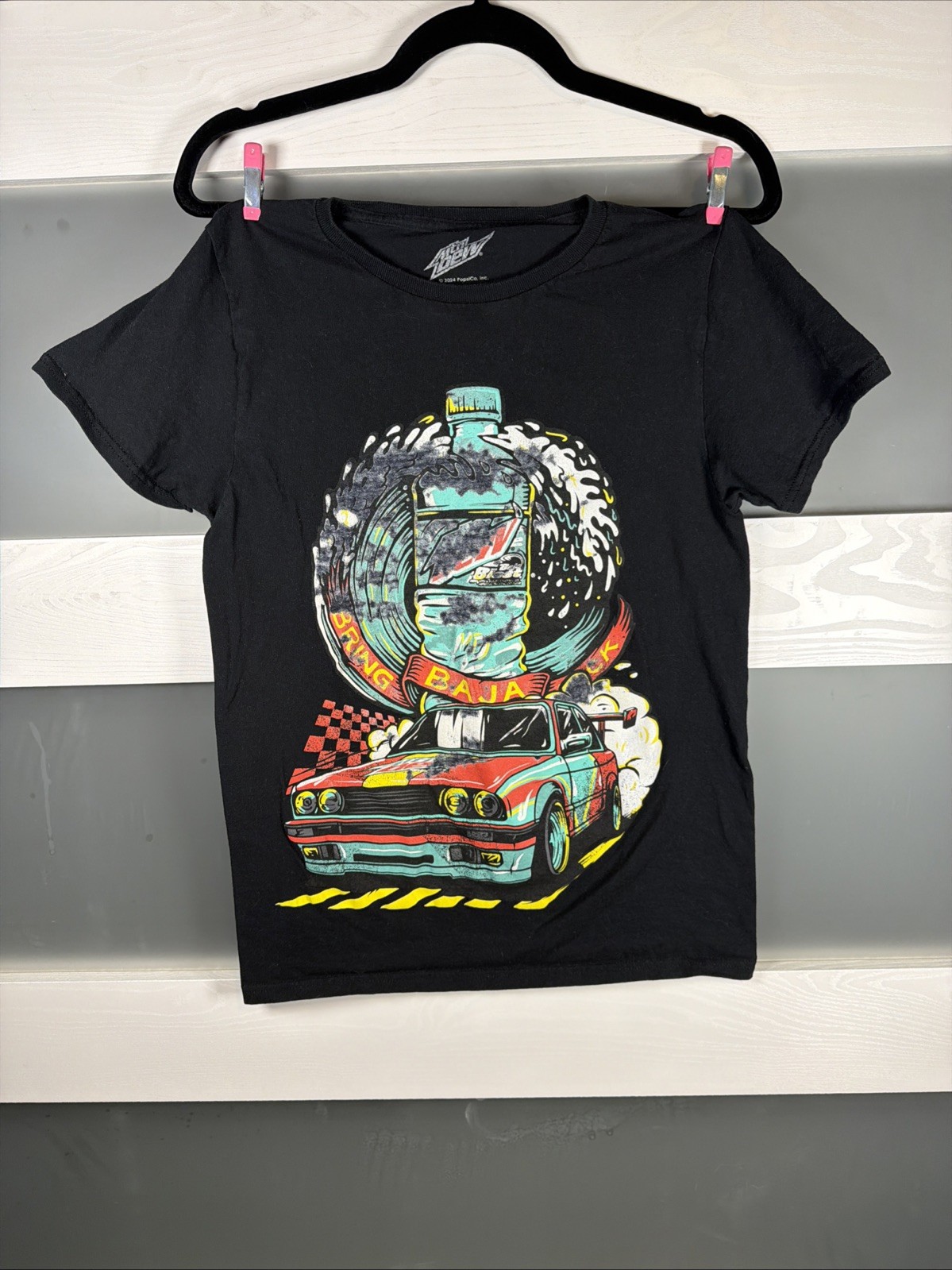 Mt Dew Bring Baja Back Car Tshirt