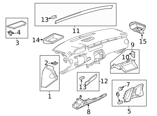 Genuine GM Trim Molding 22811170
