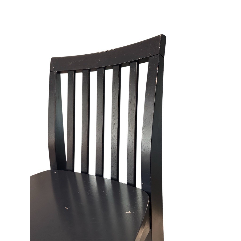 Pottery Barn Carolina Kids Chair Set of 2 Navy Slat-Back Wood Dining. $198 Orig.