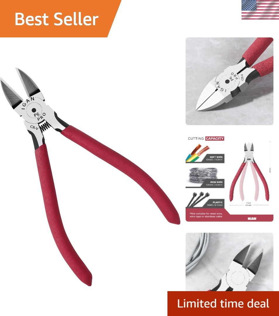 P6  6-Inch Side Cutters: Ultra Sharp, Lightweight, and