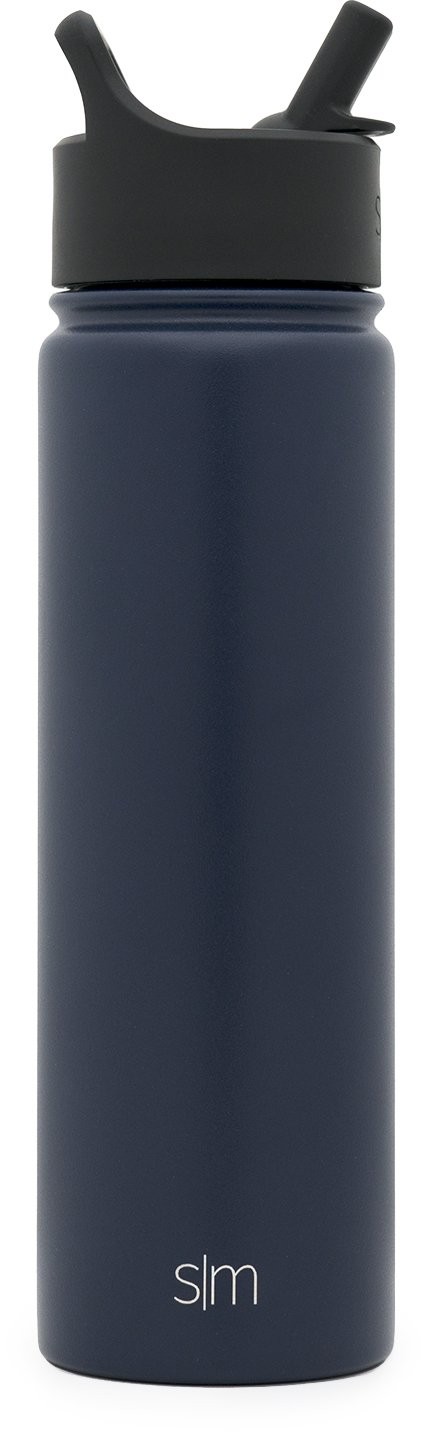 Simple Modern 22oz Summit Water Bottle w/ Straw Lid - Deep Ocean Blue
