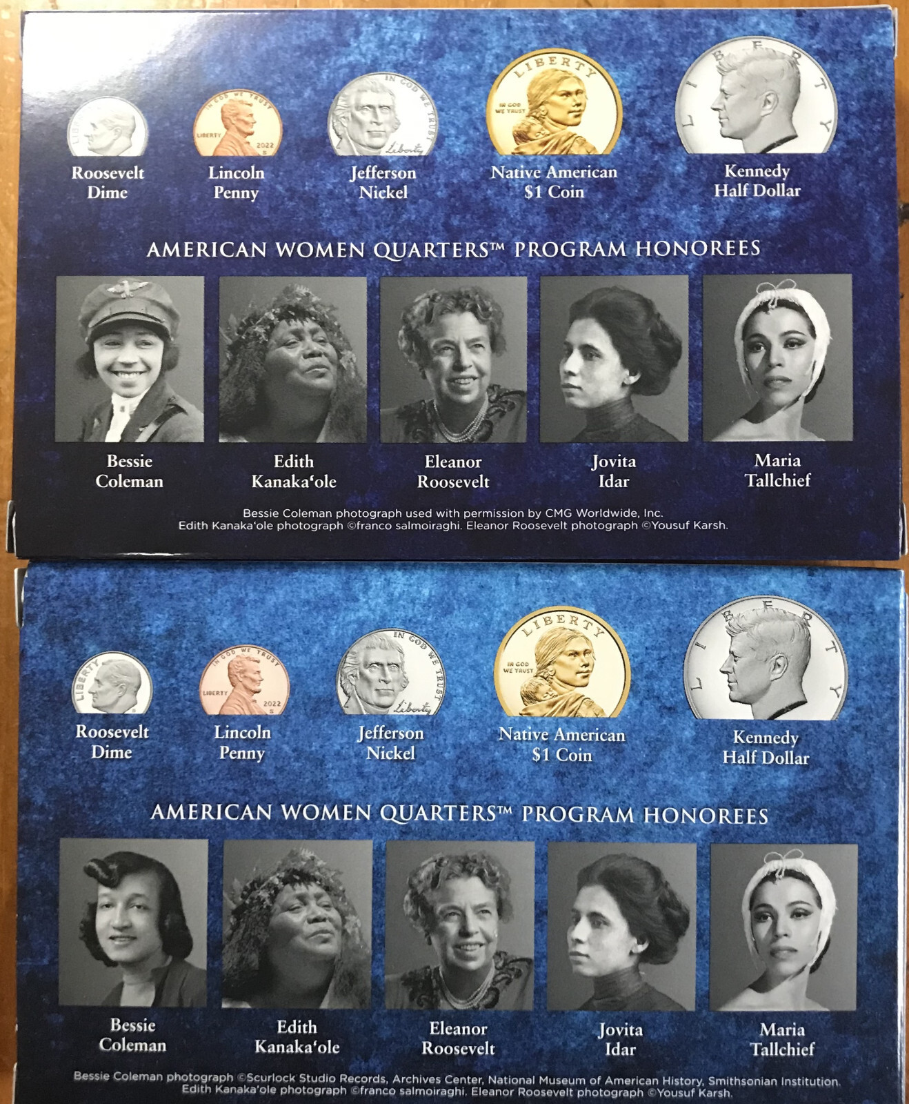 2023 US Mint Proof Set BOX ONLY With New Bessie Coleman Pic- No Coins or COA