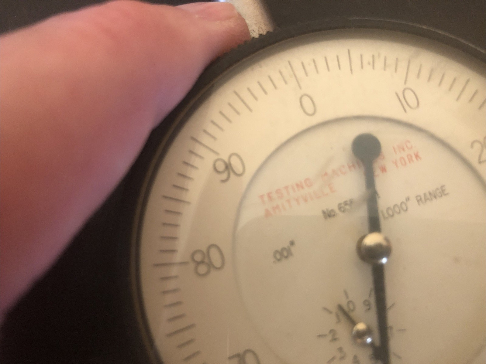Testing Machines Inc. Dial Indicator No.655-441 Range 1.000"