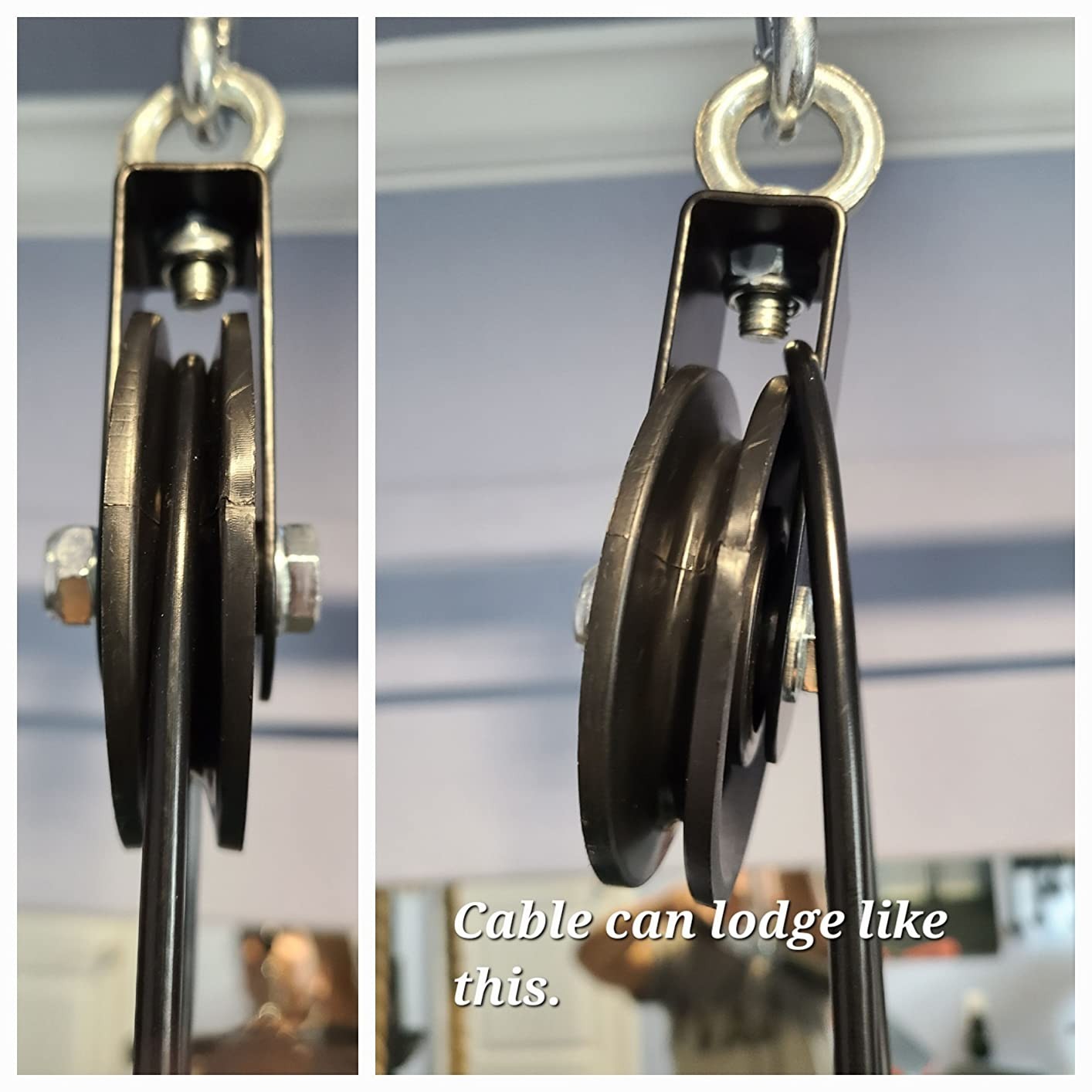 Cable Weight Pulley System - Ideal for Forearm Workouts$