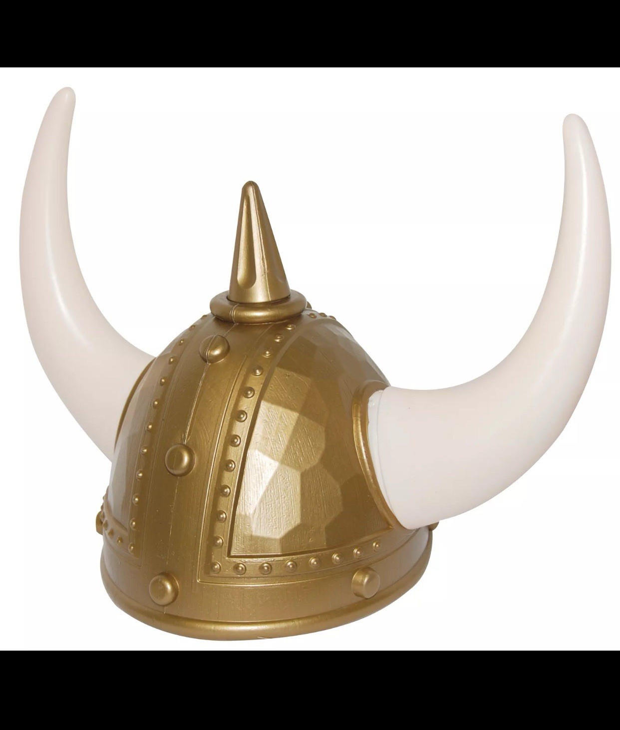 2pk LED Light-Up Medieval Gold Viking Helmet with Horns Costume Hat Unisex