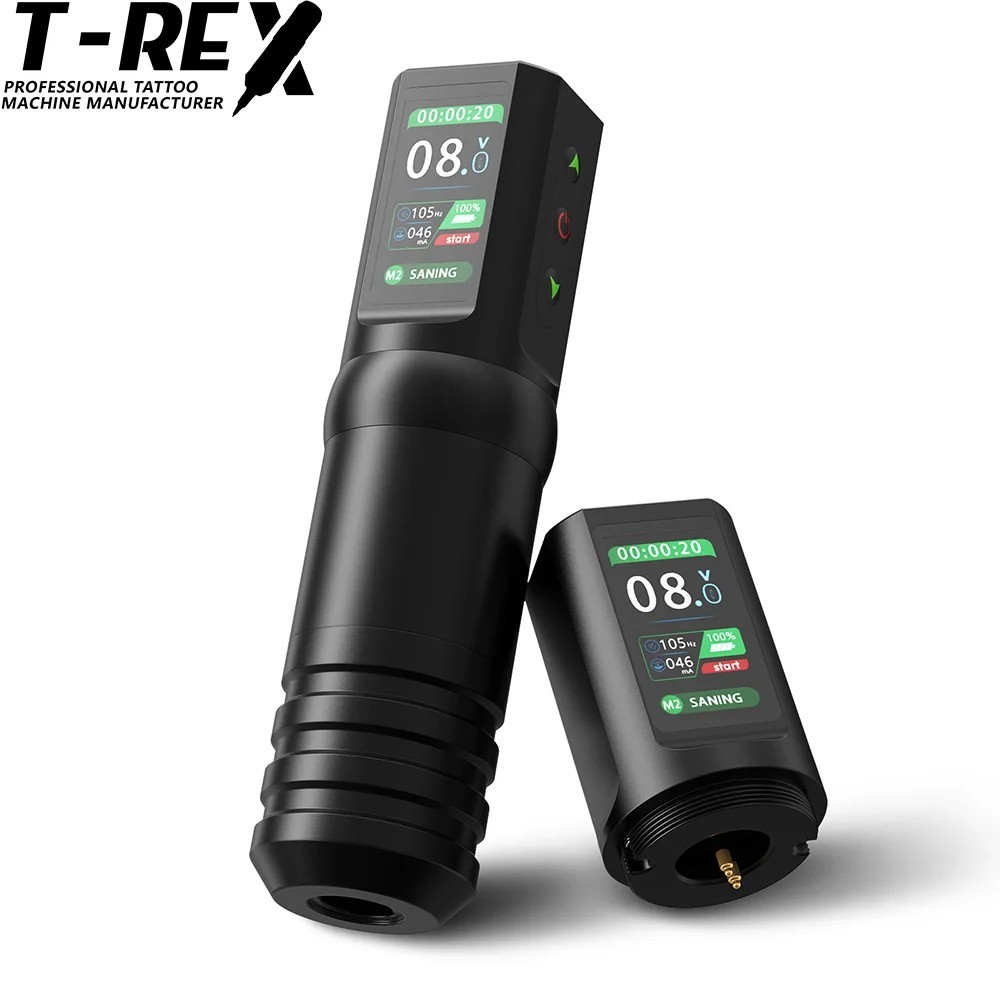 T-Rex SkinX Professional Wireless Tattoo Machine pen 2000mAh 4.0mm Stroke USA