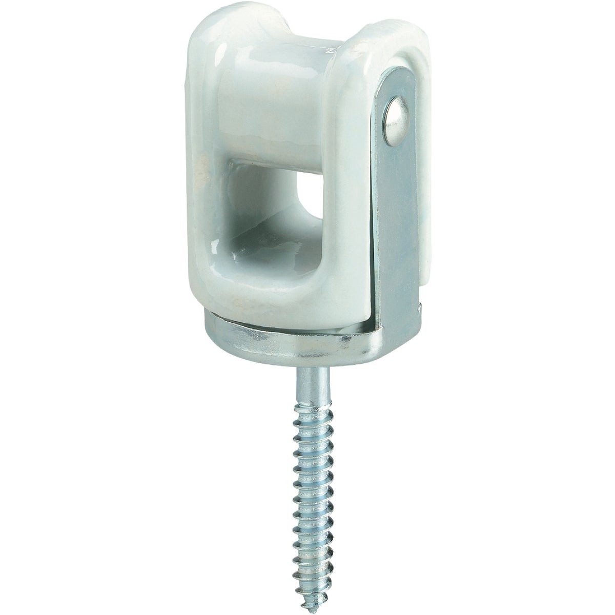 Halex 2-1/2 In. Screw Porcelain Heavy-Duty Wire Holder 60222 Pack of 10 Halex
