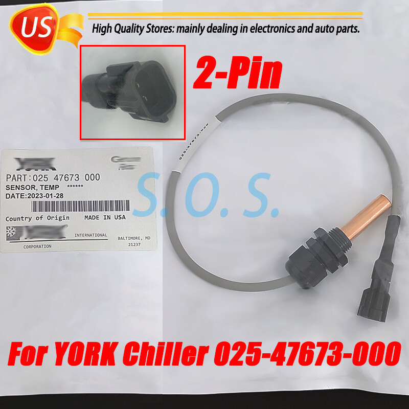 NEW For York 025-47673-000 Air Temperature Sensor Copper 3K 3000 Ohms