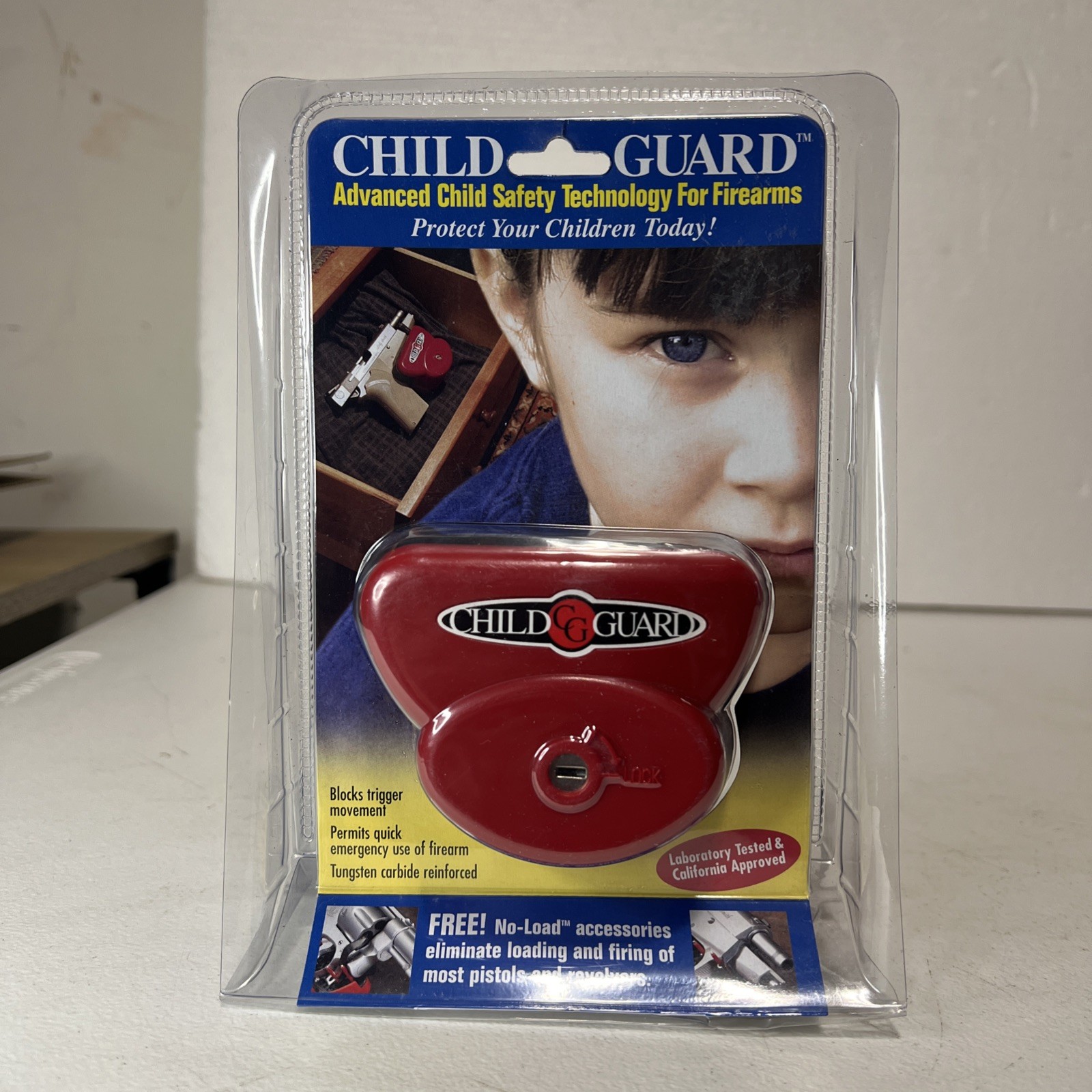 FIREARMS / GUN SAFETY LOCK by Child Guard California Approved Sealed Pkg #CS-100