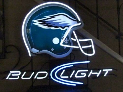 Philadelphia Eagles Team Helmet Beer 24"x20" Neon Sign Light Lamp Bar Decor Show