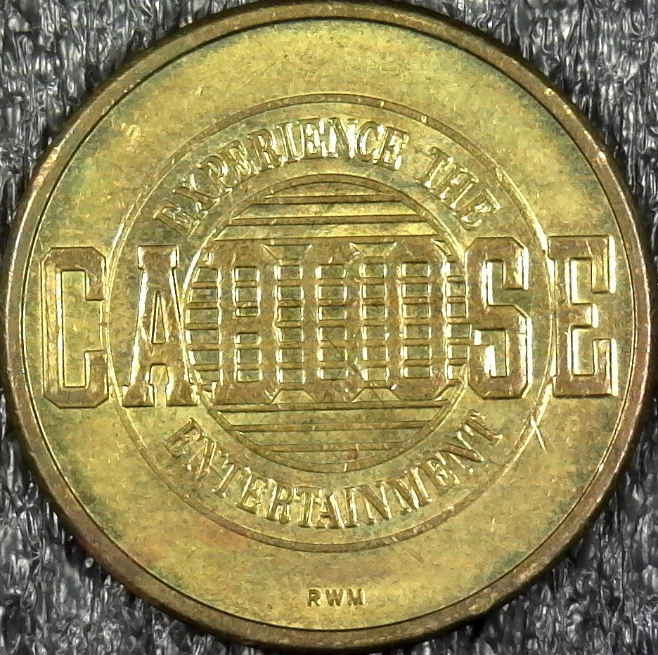 50th Street Caboose Experience the Entertainment - Arcade Game Token 22mm (c862)