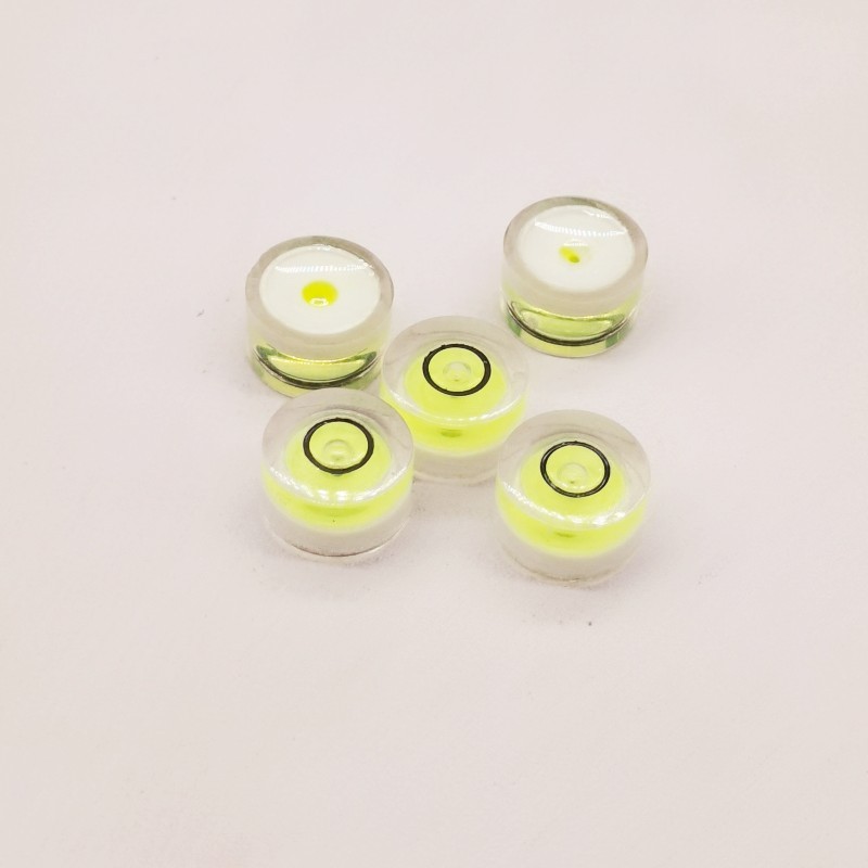 30Pcs Round Bubble Mini with Round Level High Precision 10x6mm