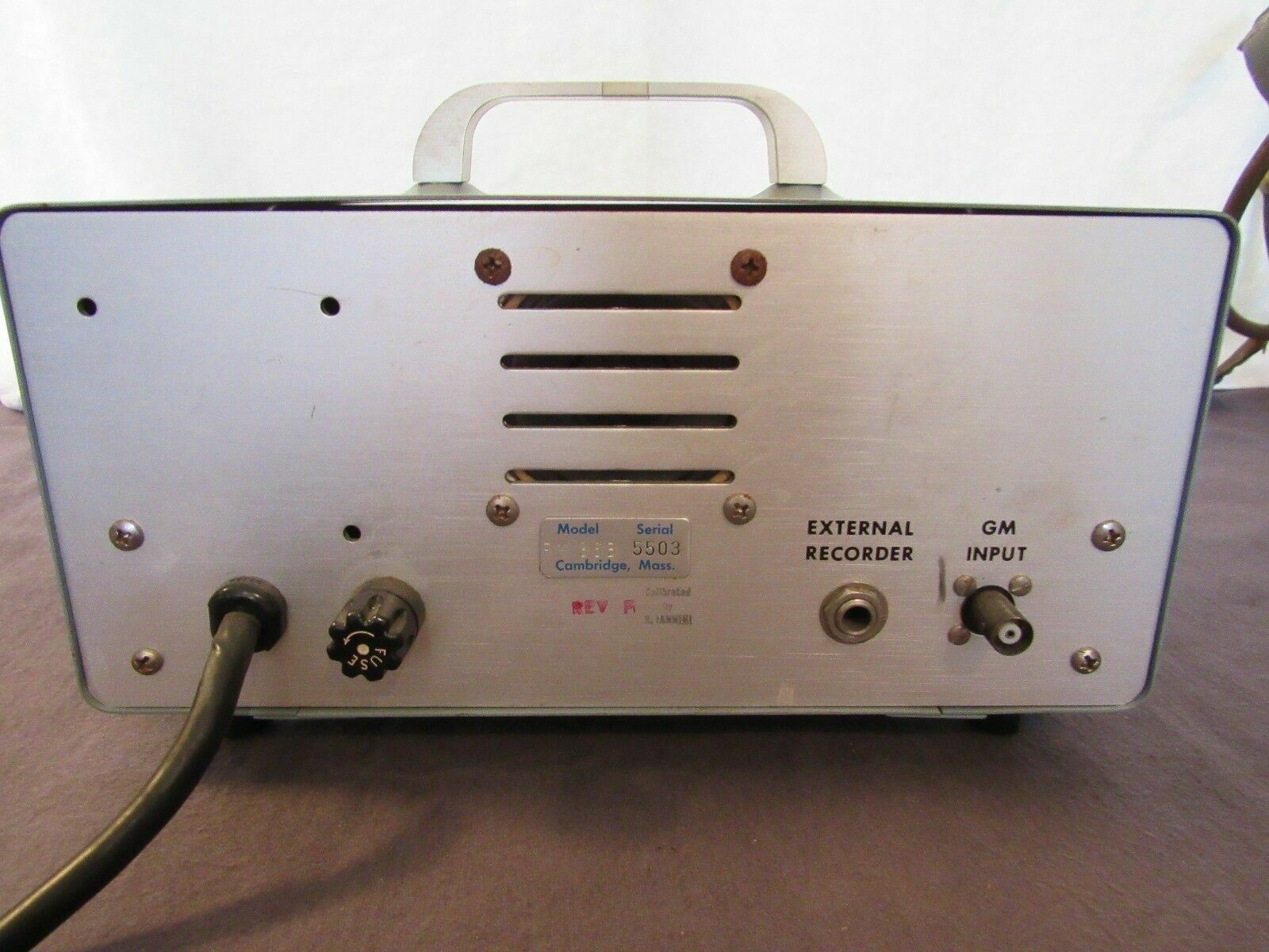 Ratemeter Model 36B Atomic Accessories Inc. Cold War Lab Equipment Untested