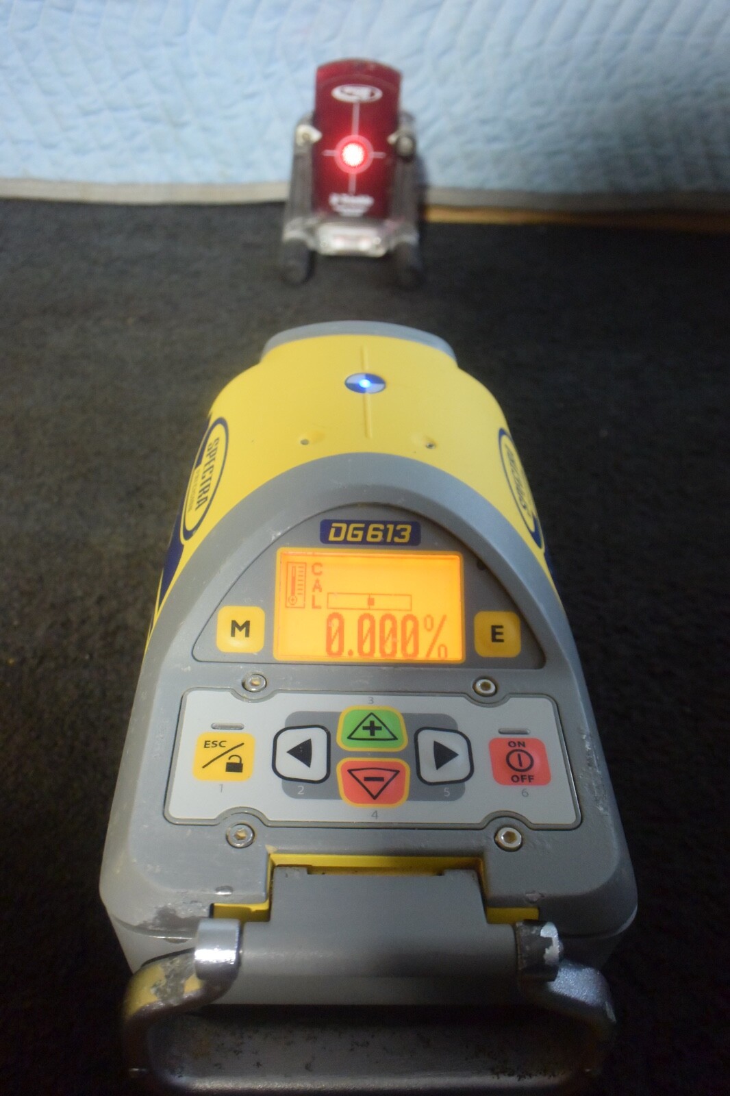 Spectra Precision Trimble Model DG613 Red Beam Straight Pipe Laser #2