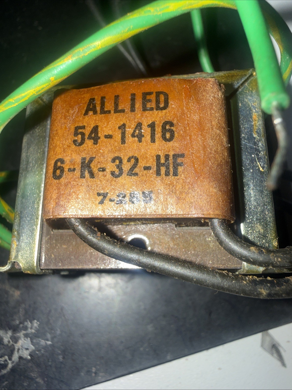 Allied Radio 6-K-32 HF NOS W/BOX New Filament Transformer 6.3V 0.6 A