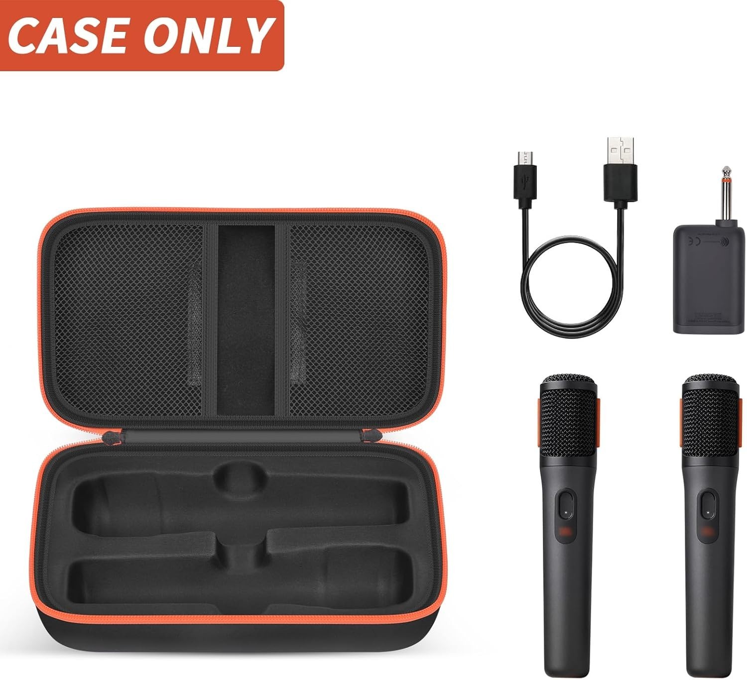 Bluetooth Microphone Wireless Case Compatible with JBL PartyBox Wireless Mic ...
