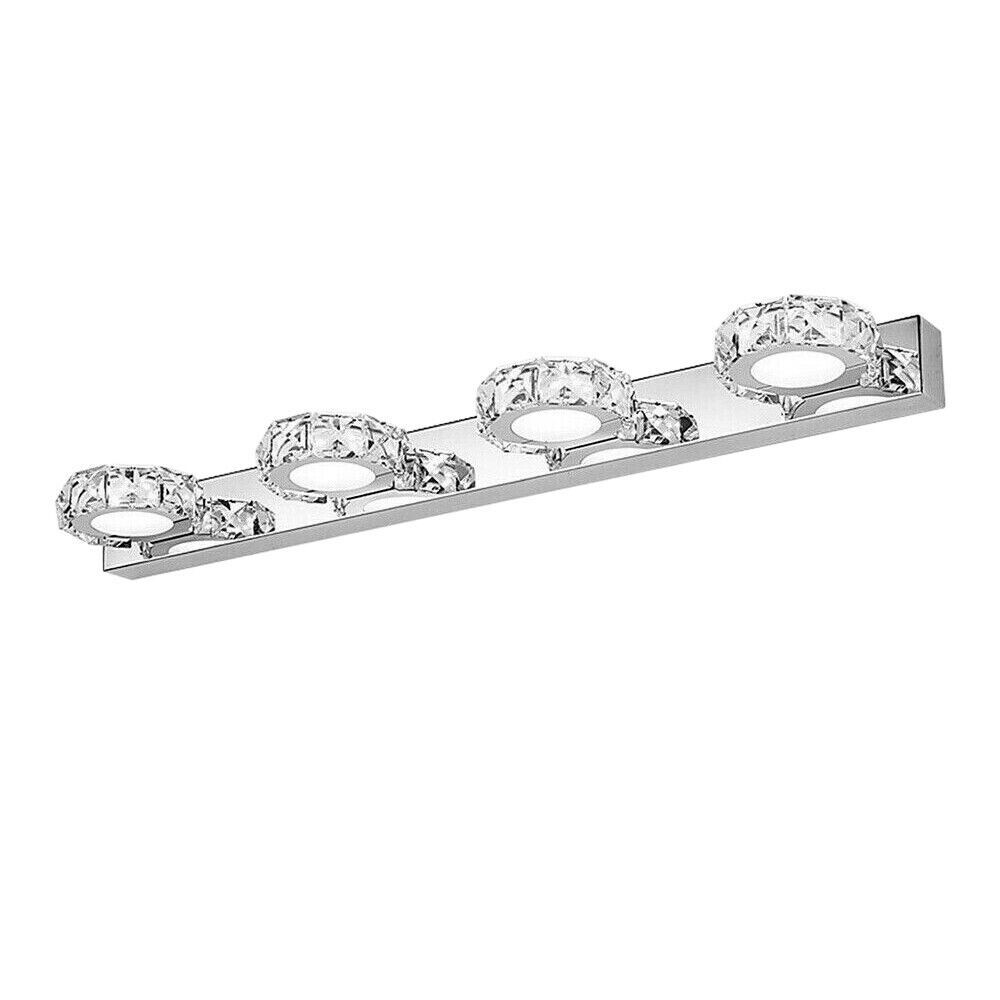 Modern LED Crystal Mirror Light Front Wall Lamp Bathroom Vanity Light Fixture