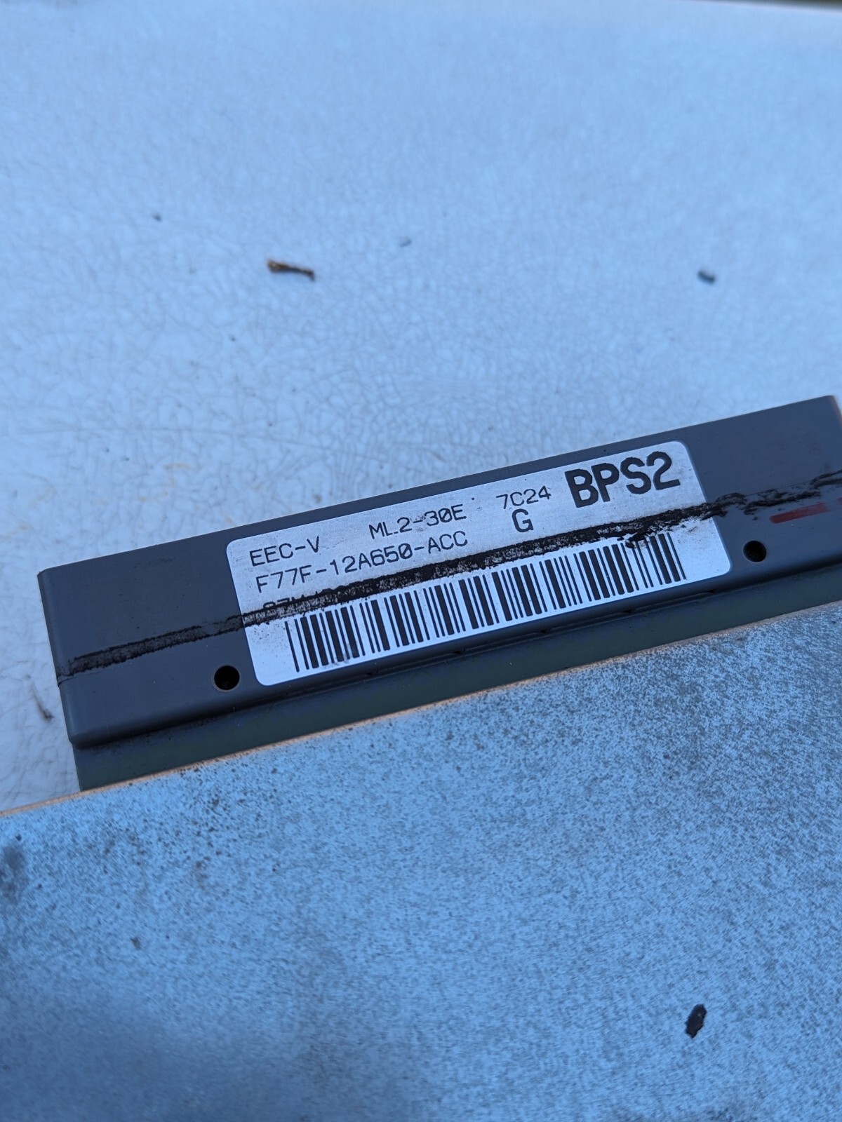 F77F-12A650-ACC BPS2 Ford Ranger 4.0L MT Fed ECM Engine Computer Module ECU 1997