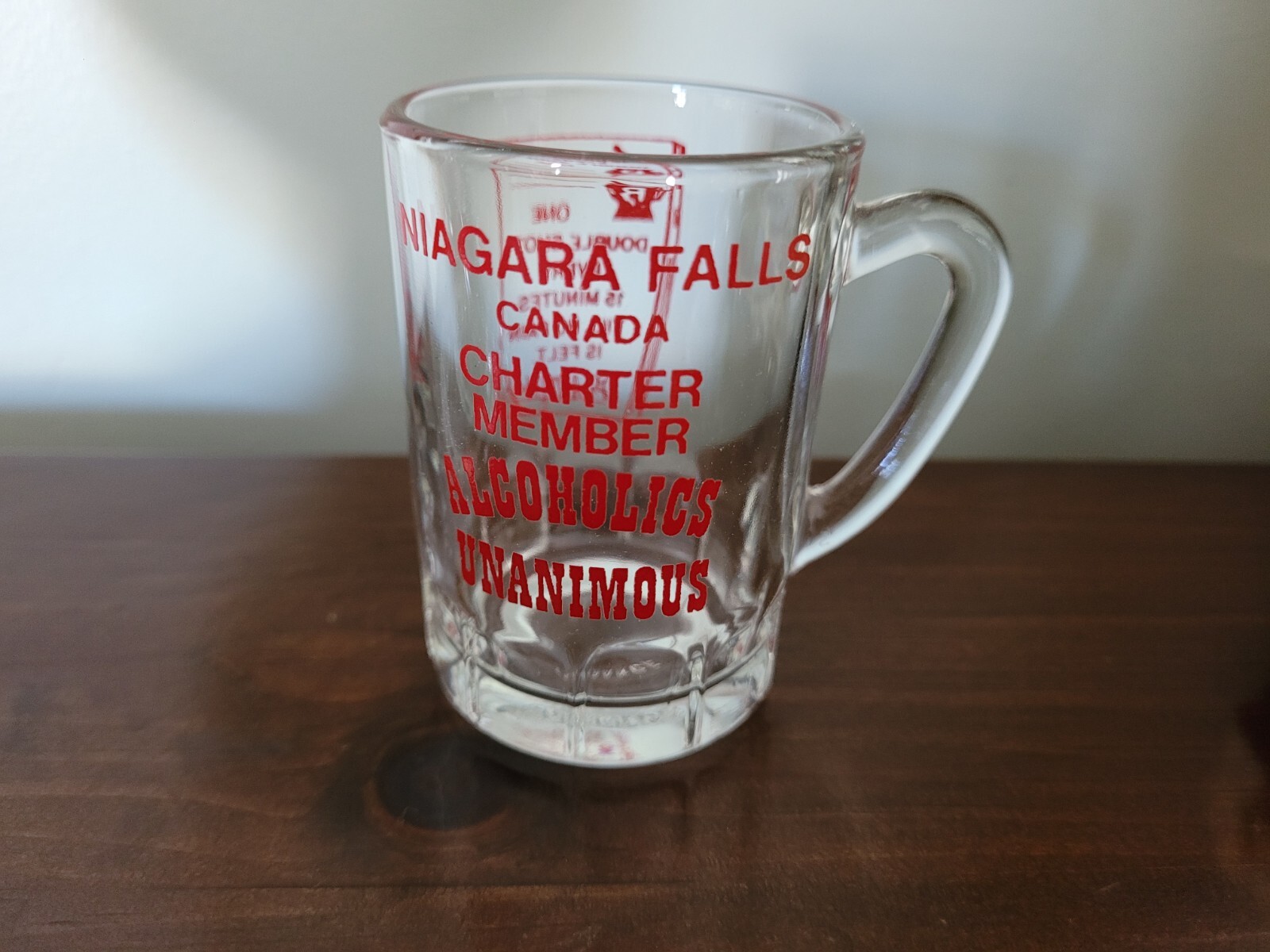 Vintage Niagara Falls Novelty Shot Glass Made In France