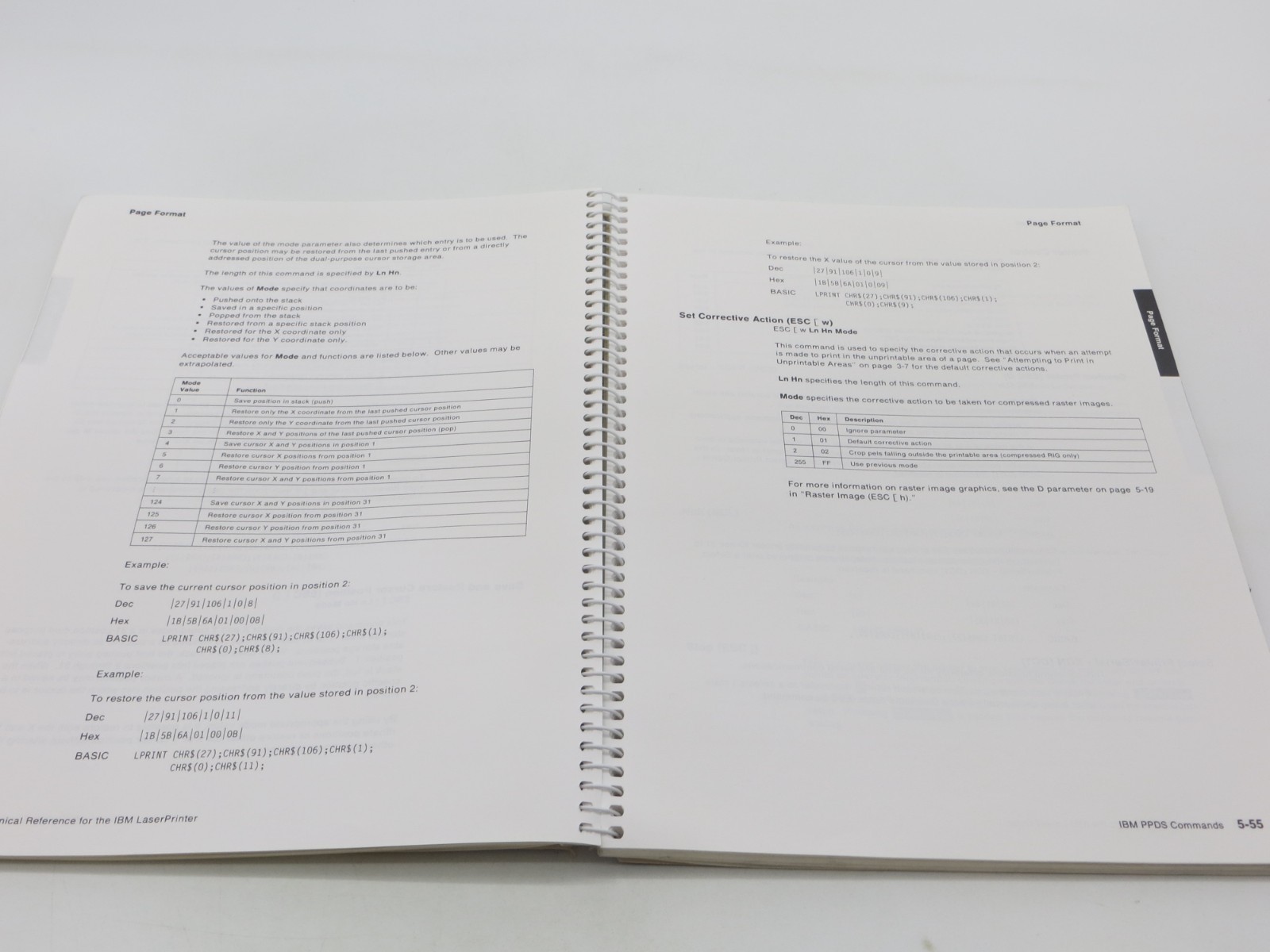 IBM Technical Reference for the IBM LaserPrinter (1990, Paperback) vintage book