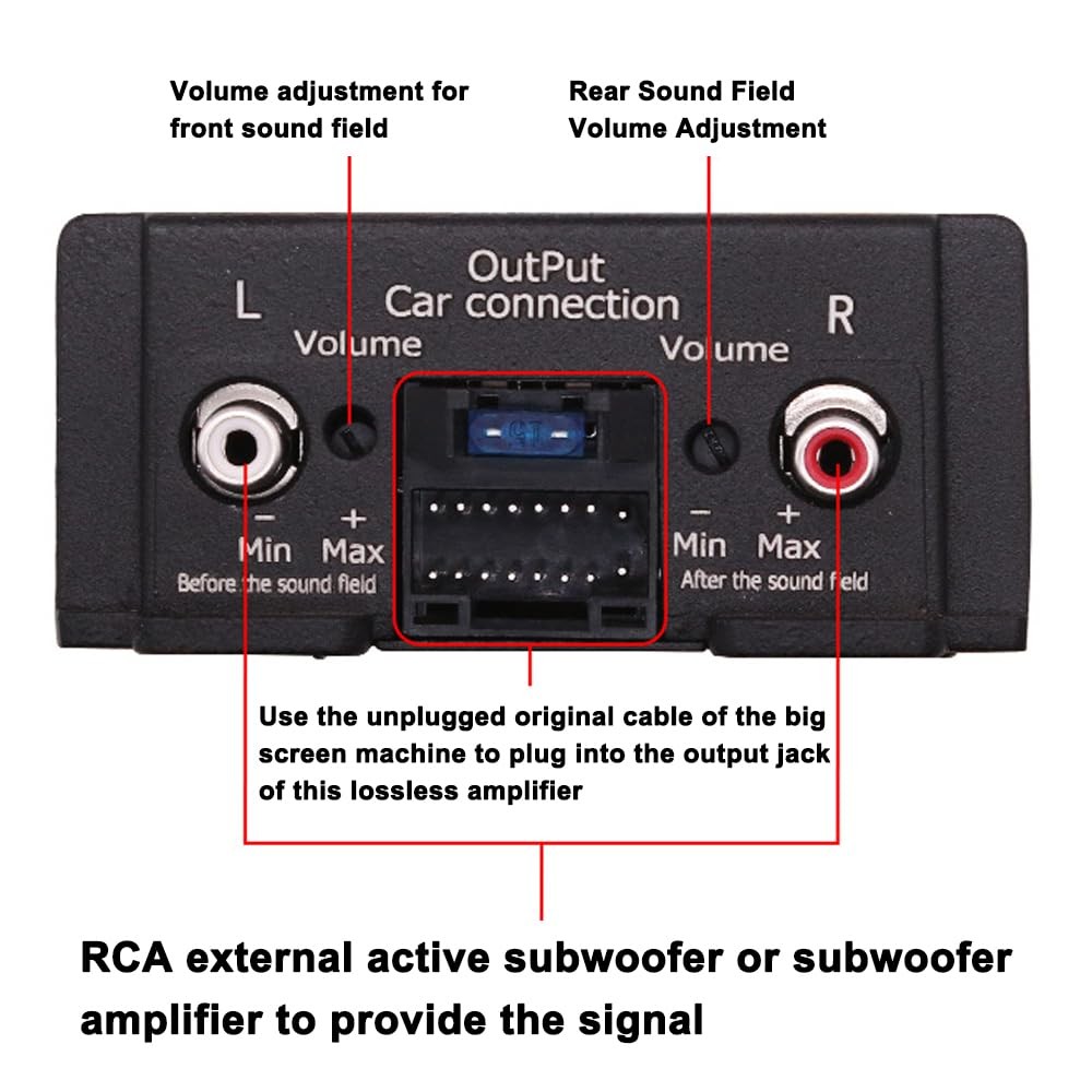 GoolRC 4-Channel Full-Range Amplifier, 80Wx4 Audio Modification Power...
