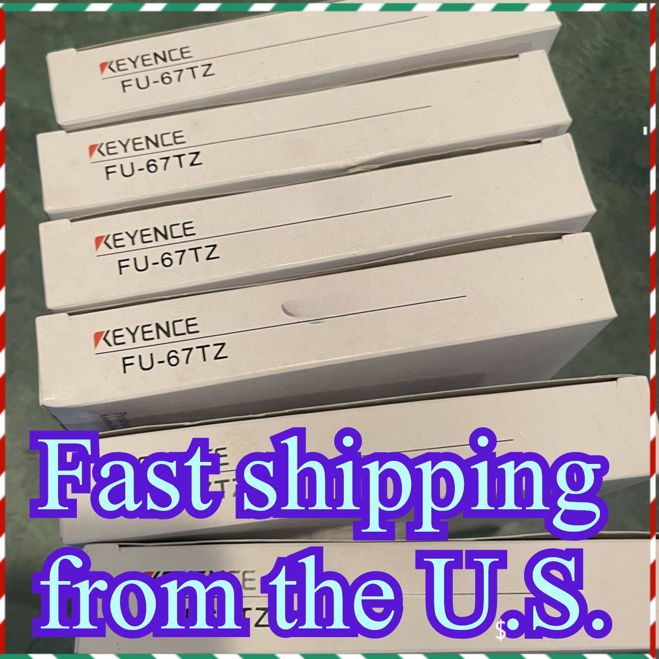 FU-67TZ Keyence Fiber Optic Sensor Brand New US Stock Free Fast Shipping
