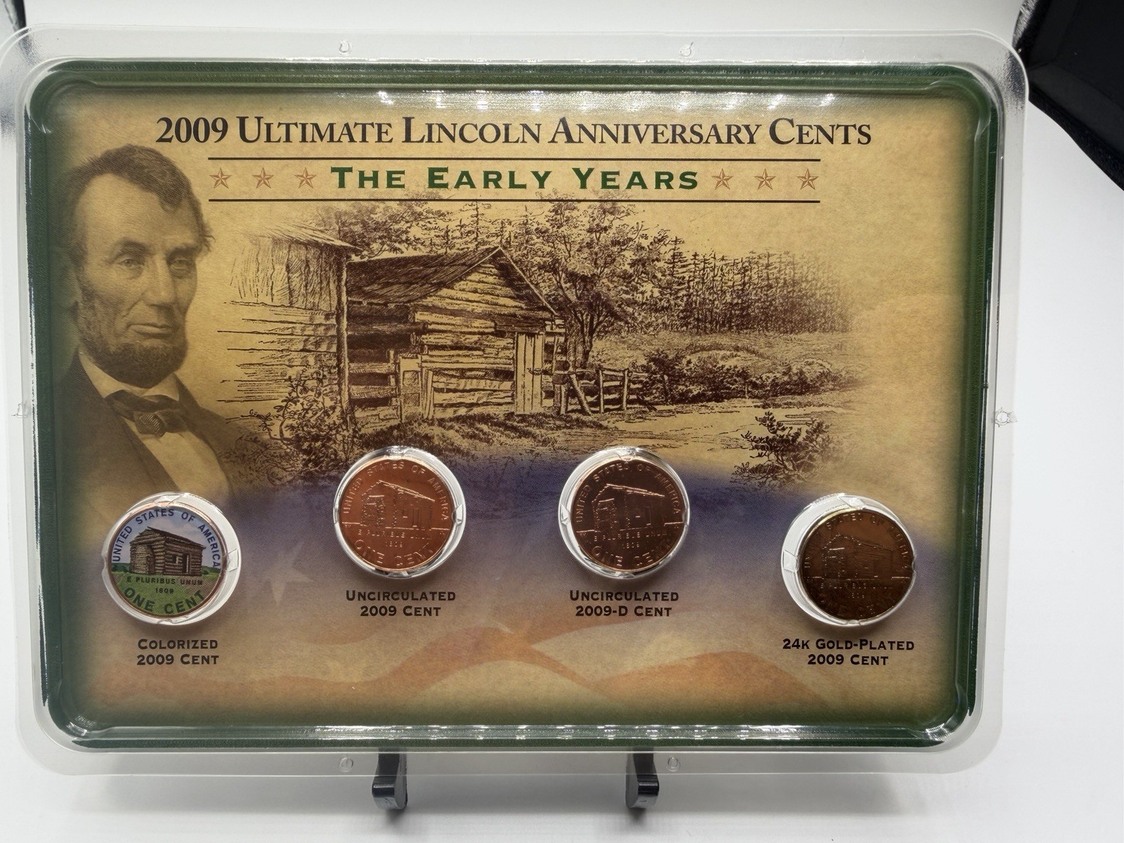 2009 Ultimate Lincoln Anniversary Cents Professional Life 4 Coin Set