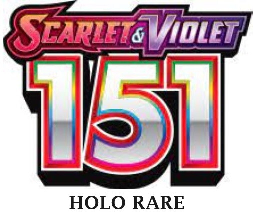 Pokémon Scarlet & Violet - 151 Holo Rare Cards