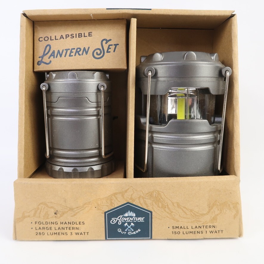 LED Camping Lantern Flashlight Set | ADVENTURE OUT THERE - NEW