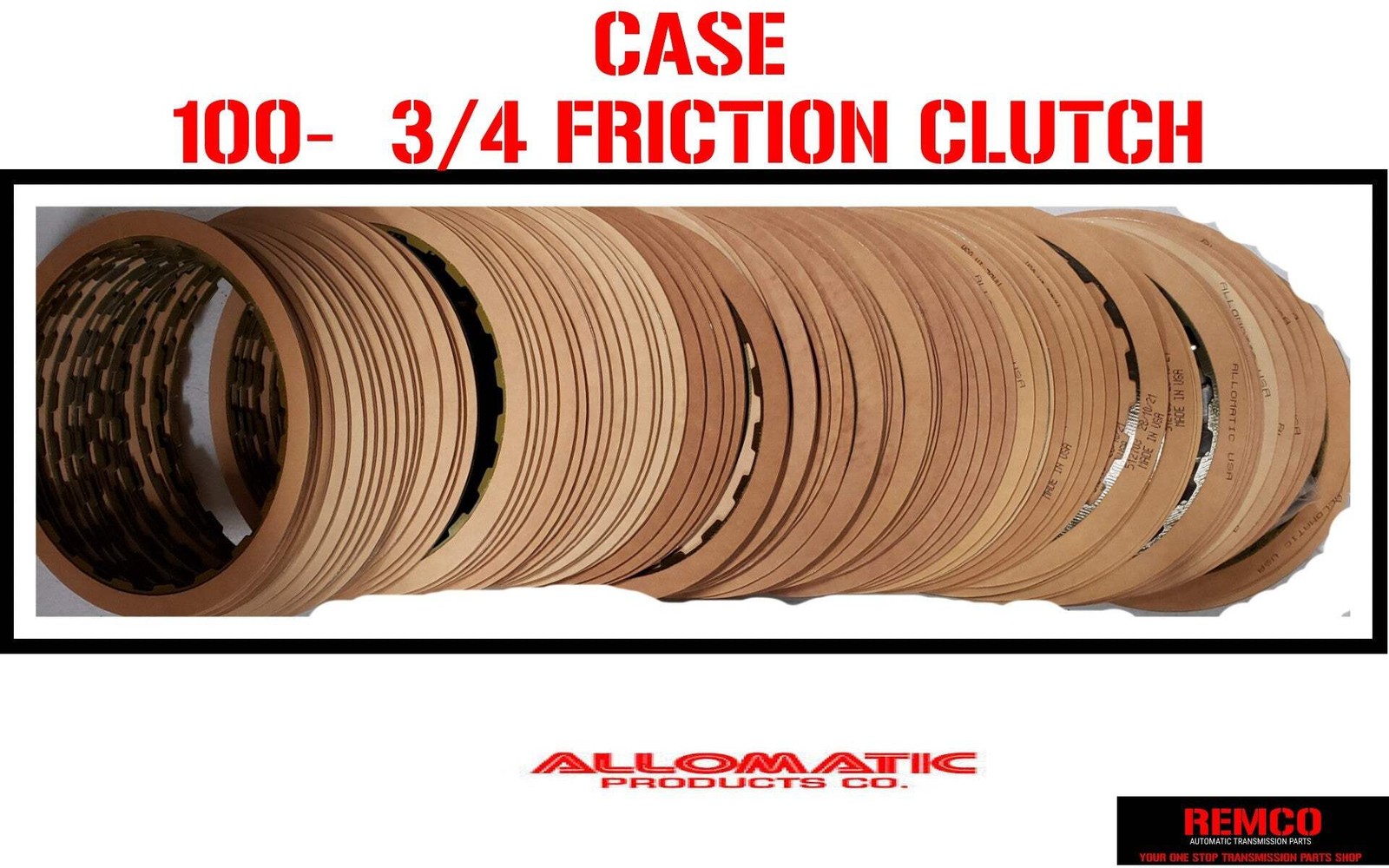 700R4 4L60E 4L70E 3 4 3-4 Friction Clutches 100 pack case .080 Automatic transmi