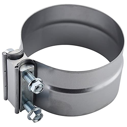 Lap Joint Exhaust Band Clamp Preformed Aluminized Steel (Pack) 4" 2