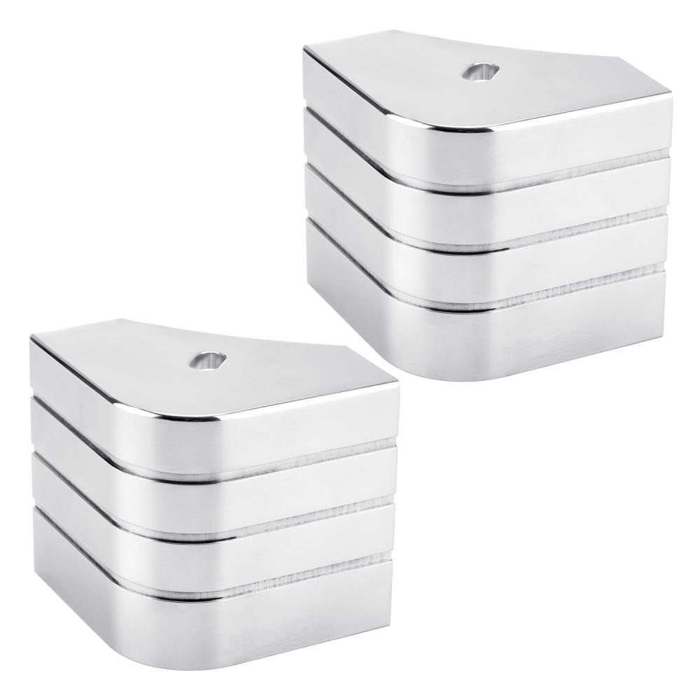 Aluminum Boat Deck Corner Pack of 2 Pontoon Corner Cap for 90° Rounded Corner