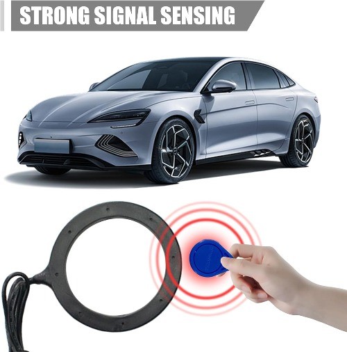 Car Smart Push Engine Start Button Kit & Keyless Entry Starter System, Universal