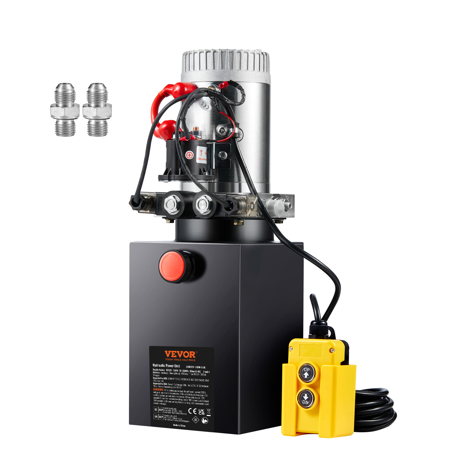 Hydraulic Pump 4 Quart Hydraulic Power Unit Double Acting Saves Energe Durable
