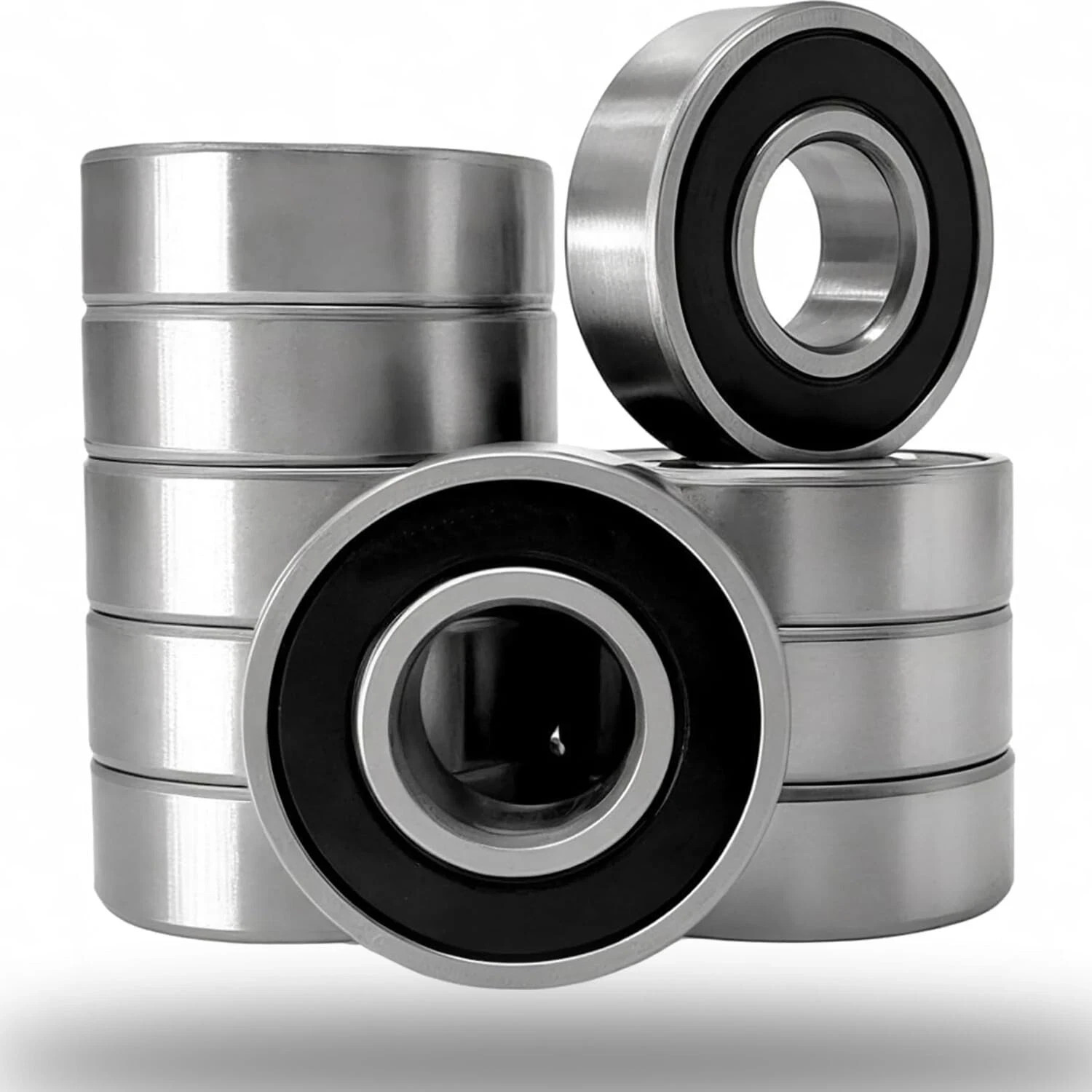 (10 PACK) TIMKEN 6202-2RS 15X35X11MM Double Rubber Seal Ball Bearings