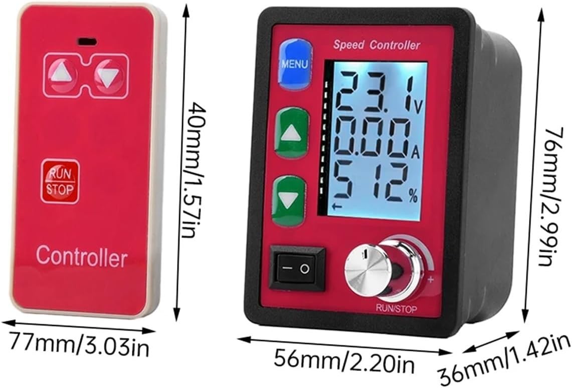 Intelligent DC Brush Motor Speed Controller Forward and Reverse DC6-55V 15A PWM