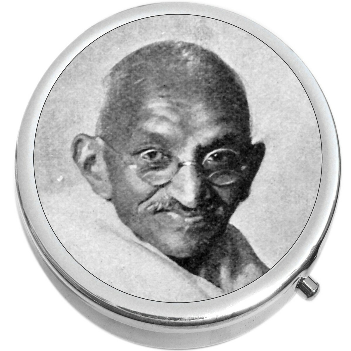 Gandhi Pill Box Medicine Vitamin Compact Pill Box