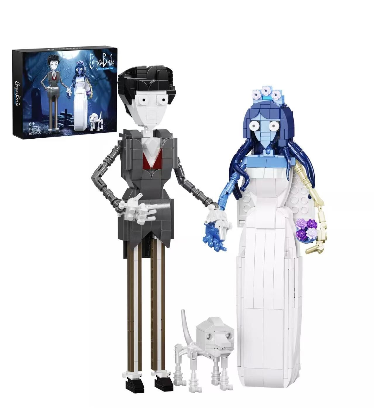 Figures Model Building Block Set - Inspired by the Corpse Bride Movie Bring the