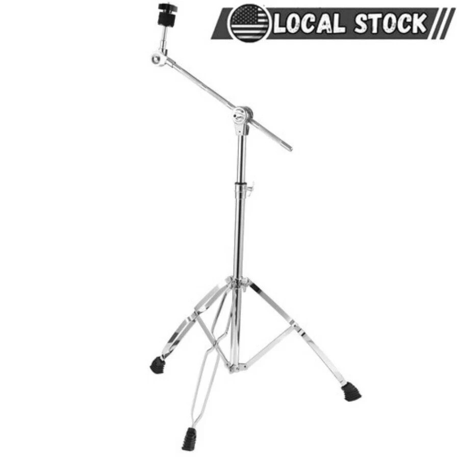 Cymbal Straight Boom Stand Double Braced Heavy Duty Thicken Alloy Support Rack A