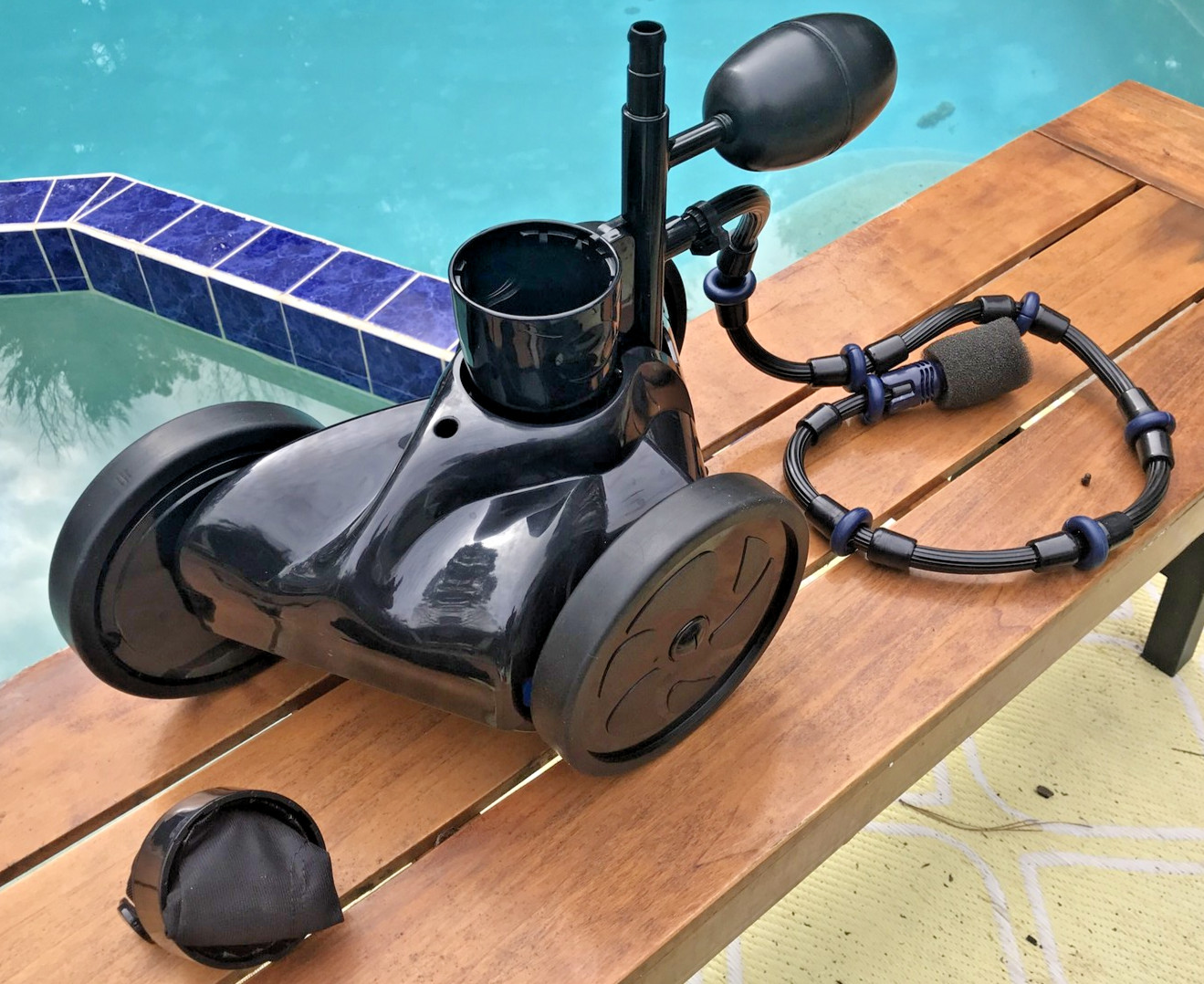 Polaris 280 Black Max Type Pool Cleaner + Debris Bag NEW - NO HOSES (HEAD ONLY)